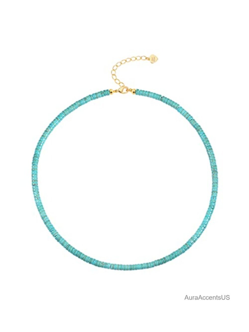Handmade Beaded Choker Necklace 18k Gold Plated Boho Women